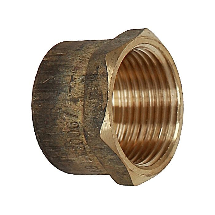 Brasshards 15mm Brass Threaded Cap