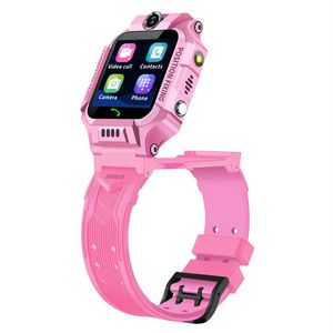 Catzon Q19 Kids Smart Watch 4G Rotating Dual Camera GPS Tracker SOS Call-Pink