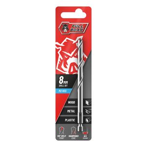 Full Boar 8mm Hex Shank M2 HSS Drill FBHSSM2-080HX