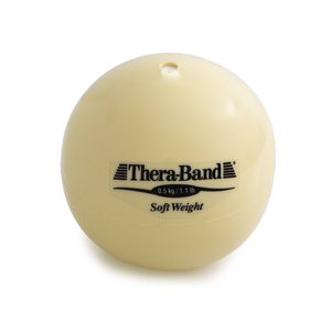 Soft Weights Hand-Held Isotonic Balls for Strength & Rehab - Beige - 0.5kg