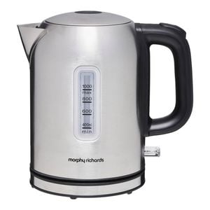 Morphy Richards Equip 1L Stainless Steel Electric Jug Kettle with 360d Base