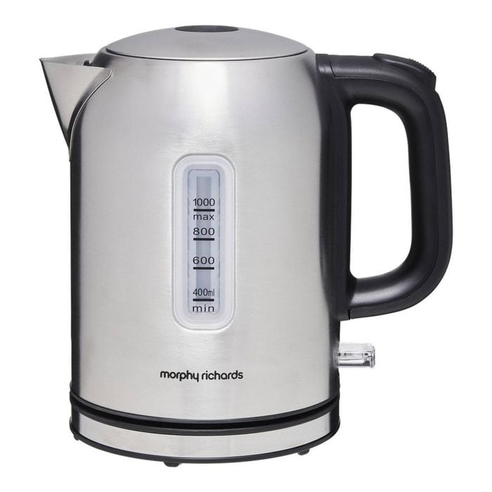 Morphy Richards Equip 1L Stainless Steel Electric Jug Kettle with 360d Base