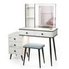 Costway Led Mirror Dressing Table Set