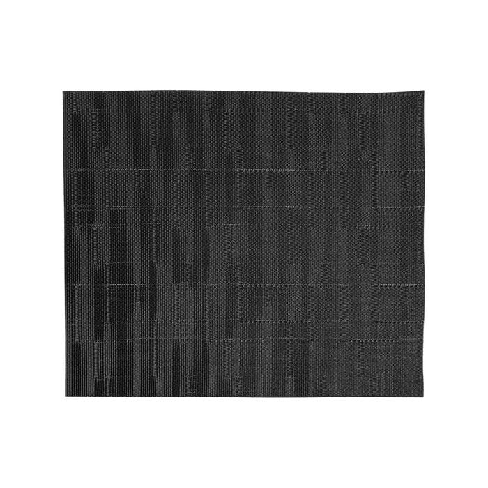 Icon Chef Plate Mats - Set Of 6 - Black Luxe