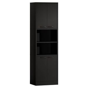 ALFORDSON Buffet Sideboard 190CM Storage Cabinet Tall Cupboard Kitchen Black