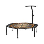 Advwin 50″ Exercise Mini Trampolines for Adult and Kids Home and Gym Orange
