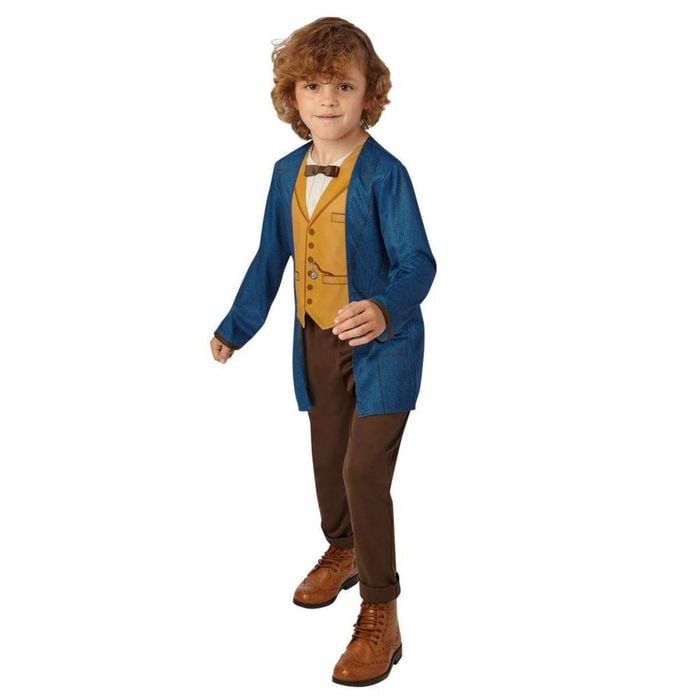 Newt Scamander Halloween Costume Child Fantastic Beasts Outfit, CHILD