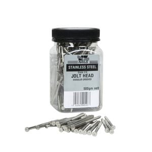 NZ Nails 50 x 2.8mm 316 Stainless Steel Jolt Head Nail - 500g Pack