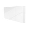 CIBO 1500mm White Tonic Mirrored Shaving Cabinet