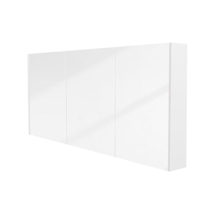 CIBO 1500mm White Tonic Mirrored Shaving Cabinet
