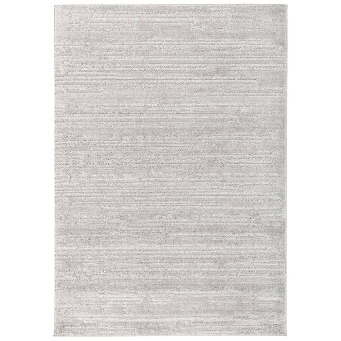 Elias Ezra Silver 330x240cm - Extra Large Pet Friendly Power Loomed Rug