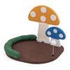 Costway Mushroom Cat Bed W/sisal Scratch Panel Cat Tree Tower
