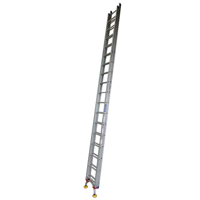 Indalex 6.3 - 10.8m 130kg Pro Series Level Arc Industrial Aluminium Extension Ladder