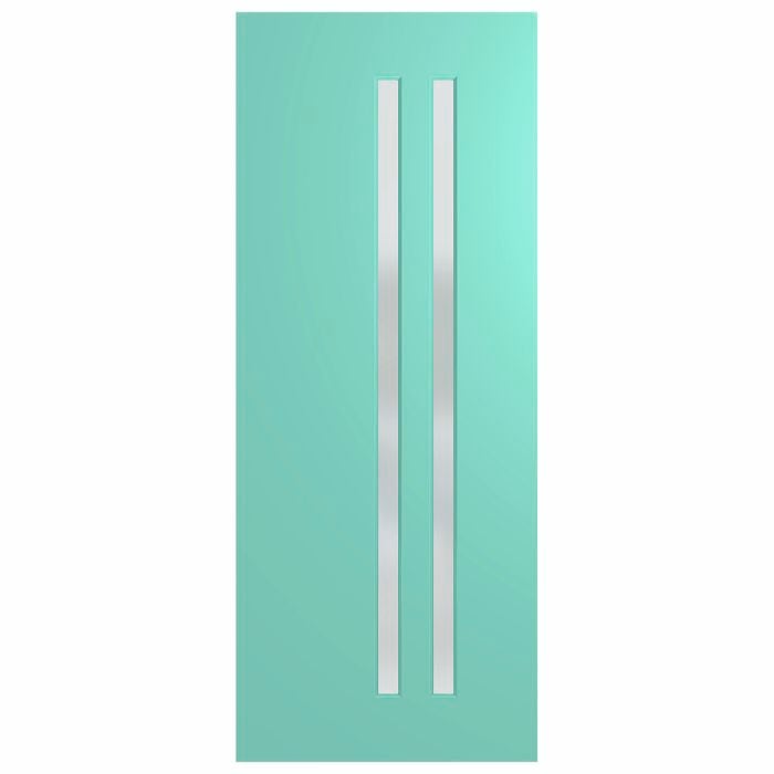 Hume 2040 x 820 x 40mm Entrance Door Focus Translucent Glass DCT4