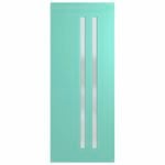 Hume 2040 x 820 x 40mm Entrance Door Focus Translucent Glass DCT4