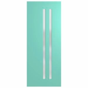 Hume 2040 x 820 x 40mm Entrance Door Focus Translucent Glass DCT4