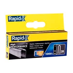 Rapid 11mm 28 Series Cable Staples - 1000 Pack