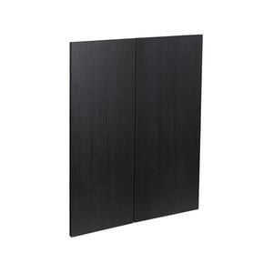 Kaboodle Modern Corner Wall Cabinet Door - 2 Pack Licorice Twist