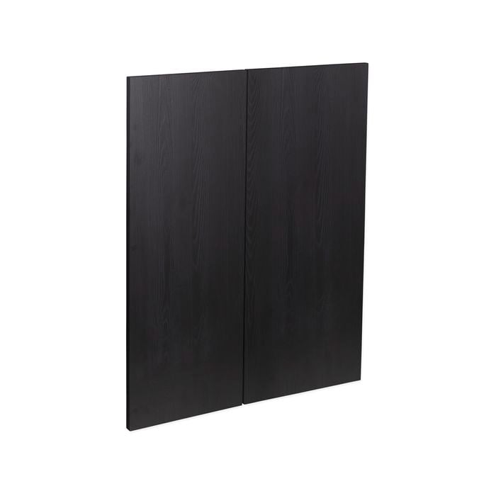 Kaboodle Modern Corner Wall Cabinet Door - 2 Pack Licorice Twist