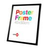 Unigift Wooden/Glass Hanging Poster Picture Photo Frame 40x50cm Black