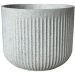 Northcote Pottery 44cm White Linea Cylinder Pot