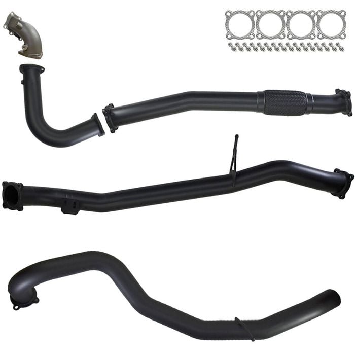 Ignite Exhausts Turbo Back For Nissan Gu Patrol 4.2l Turbo Diesel Wagon 3" Inch Straight Pipe Only 409 Stainless Steel