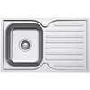 Everhard 780mm Classic Square 1TH LH Single Bowl And Drainer