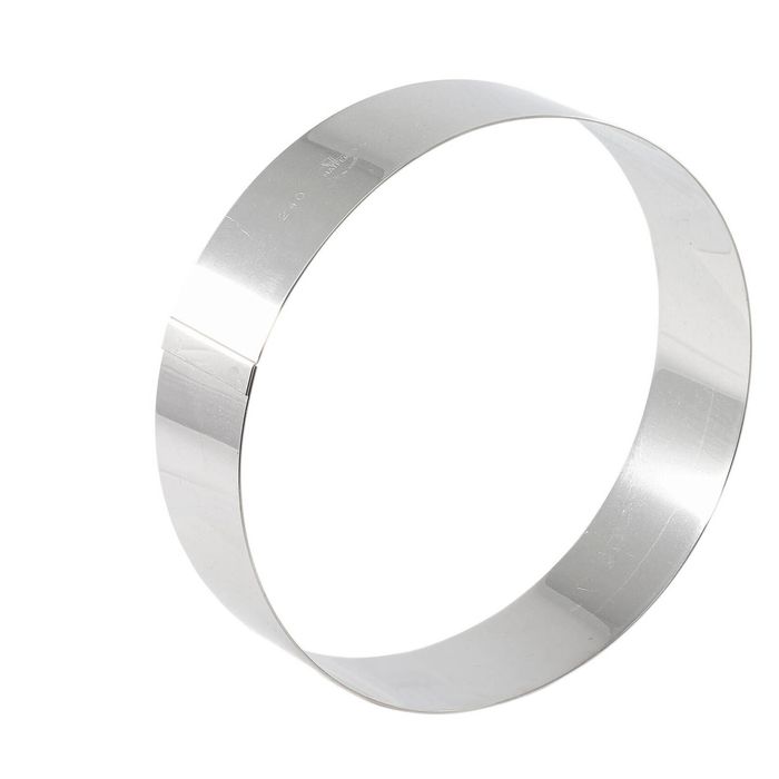 Matfer Bourgeat Stainless Steel Mousse Ring - 120x45mm
