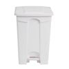 Jantex Kitchen Pedal Bin Hands-free Polypropylene White 45l 600x405x395mm Commercial Waste Management