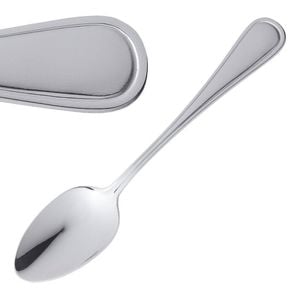 Olympia Dessert Spoon Mayfair 18/0 Stainless Steel 12 Pack 190mm Commercial Cutlery