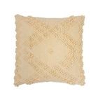 Bronte Square Cushion Custard