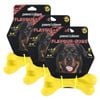 3PK Paws & Claws Flavour-Bone Classic Bone Beef Flavoured Rubber Toy 18X7cm Yellow
