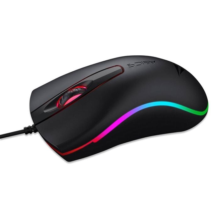 Wired Gaming Mouse Alcatroz Asic 9 Rgb Fx Light Effect High Definition Black