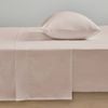 Bianca Heston 300TC 100% Woven Cotton Percale Sheet Set Pink King