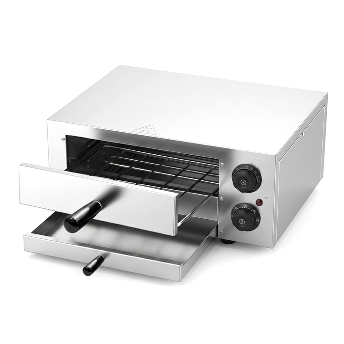 YOPOWER 2000W Stainless Steel Electric Pizza Oven for Commercial, 15A Plug