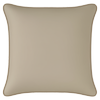 Mojo 45cm Solid Beige Cushion Cover With Pipe