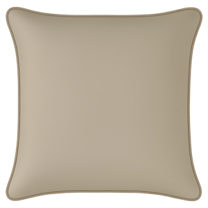 Mojo 45cm Solid Beige Cushion Cover With Pipe