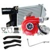 GEN1 High Flow Turbo Charger With 50mm Intercooler & Hoses And Genuine Oil Feed Pipe For Mitsubishi Triton MN 4D56 2.5L 2WD VT10