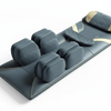 Novello Full Body Massage Mat with Air Press - Dark Grey