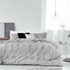Ardor Lace Silver Embellished Quilt Cover Set Queen