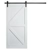Corinthian 2150 x 1000 x 35mm Internal Barn Door Primed MDF PBD2