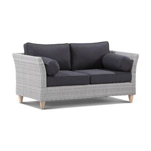 Carolina 2+2+1 Seater Outdoor Wicker Lounge Setting - Harper - GREY