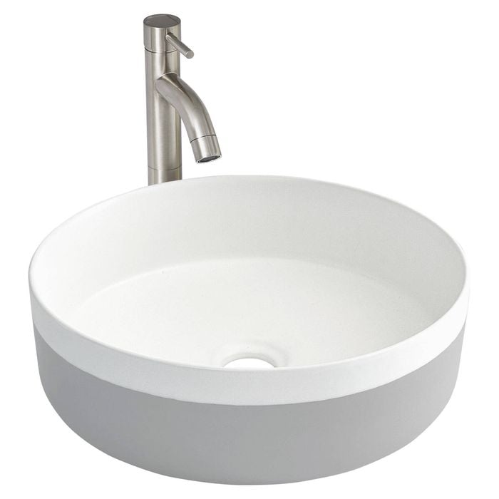 CIBO Grey White Bondi Round Basin