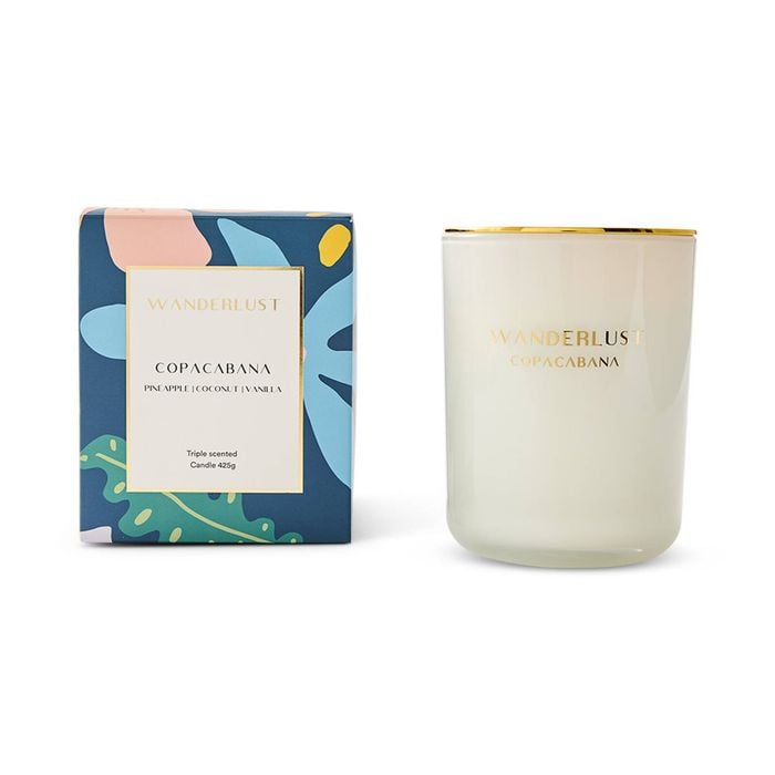 Salt & Pepper Wanderlust Candle With Lid 425g