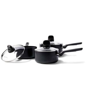 GreenPan Memphis Series Non Stick Coated Saucepan Set of 3