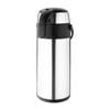 Olympia Pump Action Airpot Vacuum Insulated 5l Catering Beverage Dispenser Stainless Steel