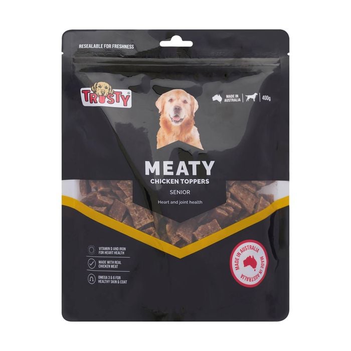 Trusty 400g Chicken Toppers Senior Dog Treats
