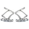 Chevy Camaro 1967 68 69 Bonnet Hinge Kit, Silver Billet Aluminium