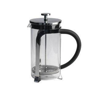 Euroline 21.5cm 1000ml Tea Coffee Plunger Press Maker Stainless Steel Glass