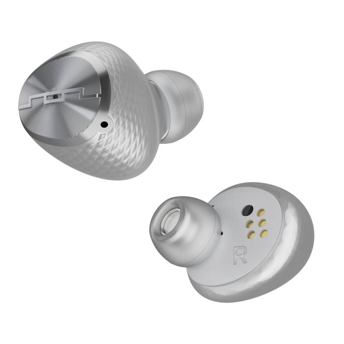 Sol Republic Amps Air+ ANC Bluetooth Earbuds - Silver